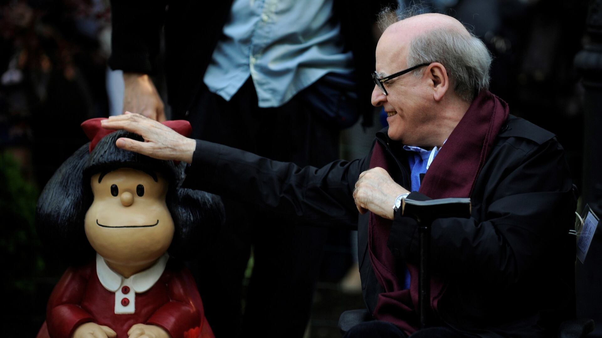 Mafalda y Quino REUTERS/Eloy Alonso /File Photo