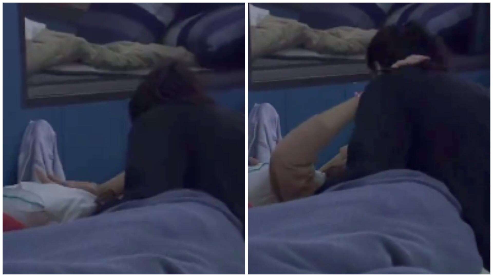 karime y gala beso