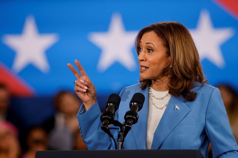 Kamala Harris (REUTERS/Jonathan Drake)