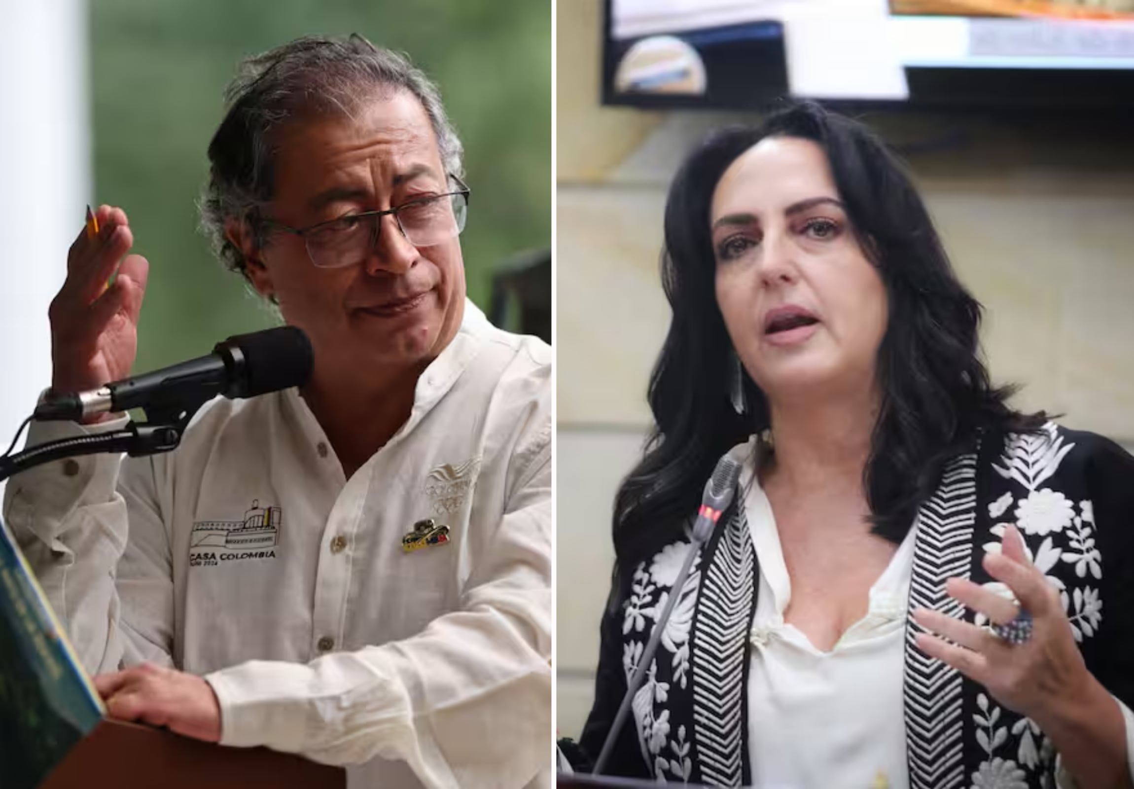 Gustavo Petro - María Fernanda Cabal