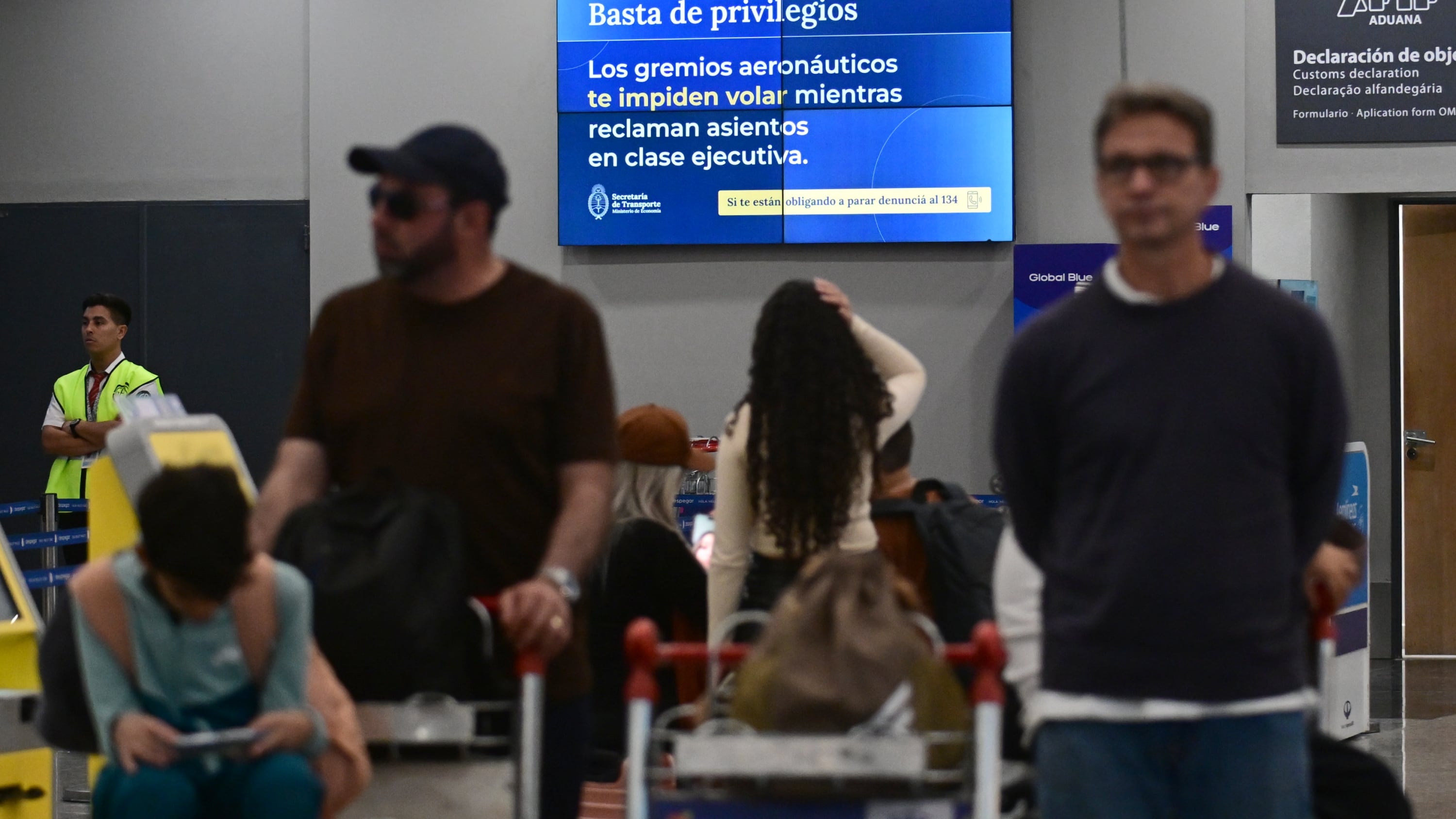 Paro Aerolineas ﻿Argentinas