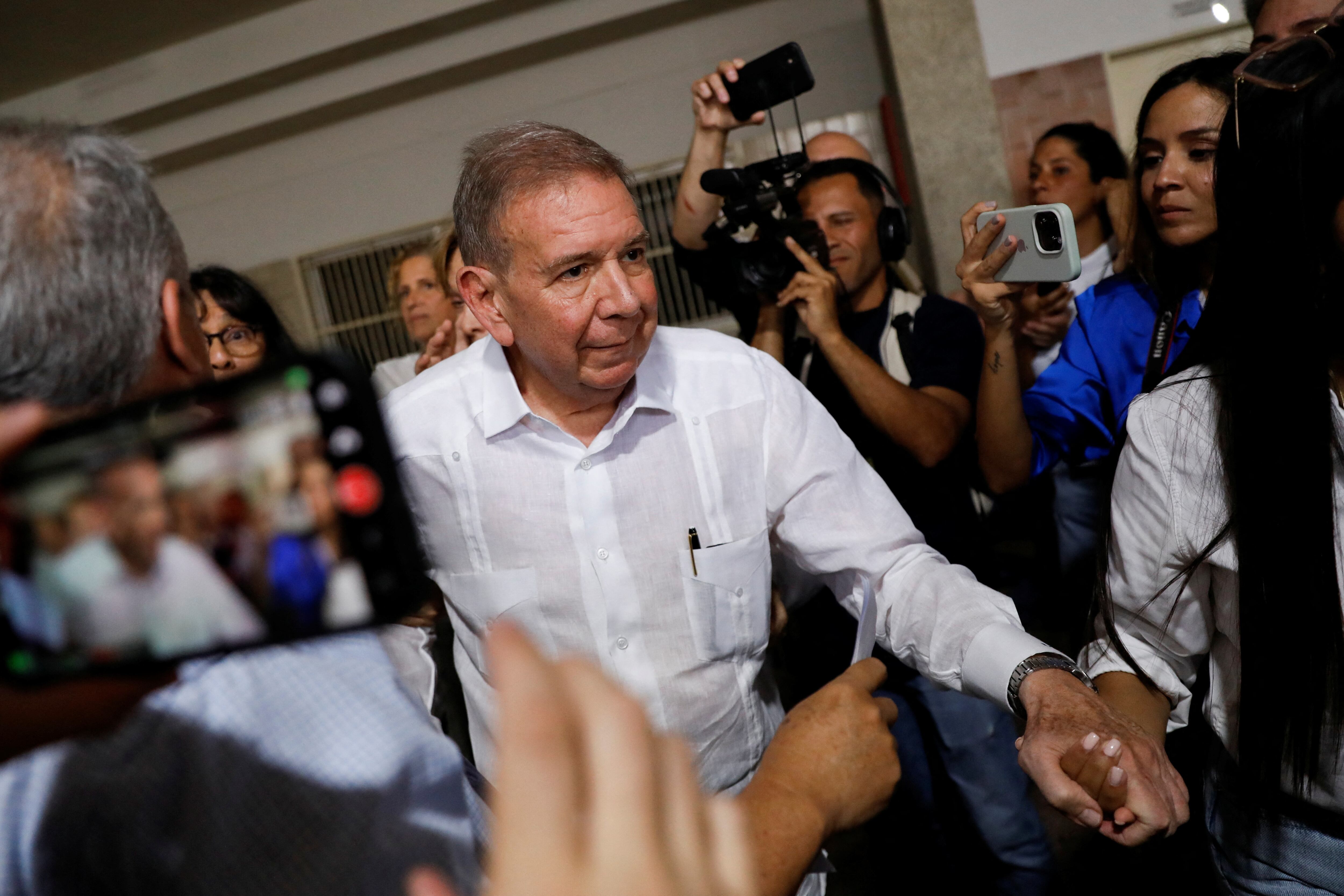 Edmundo González Urrutia, abanderado de la Plataforma Unitaria Democrática (REUTERS/Leonardo Fernandez Viloria)