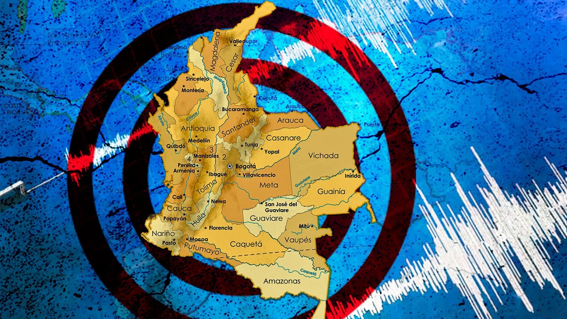 Se registró un sismo de magnitud 3.3 en Santander