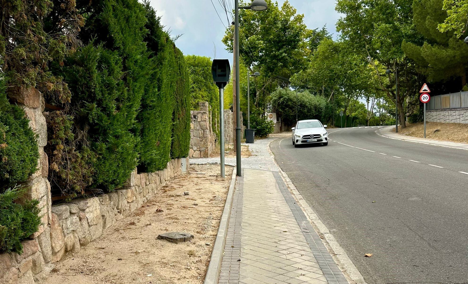 El radar de la calle Playa de Formentor