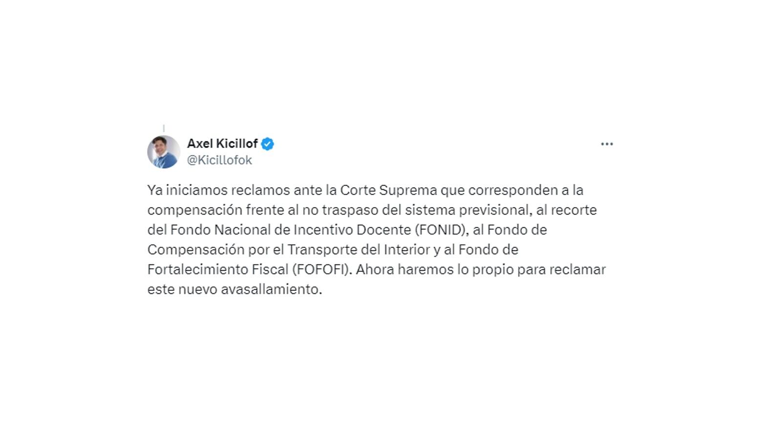 Axel Kicillof - Boleto Integrado