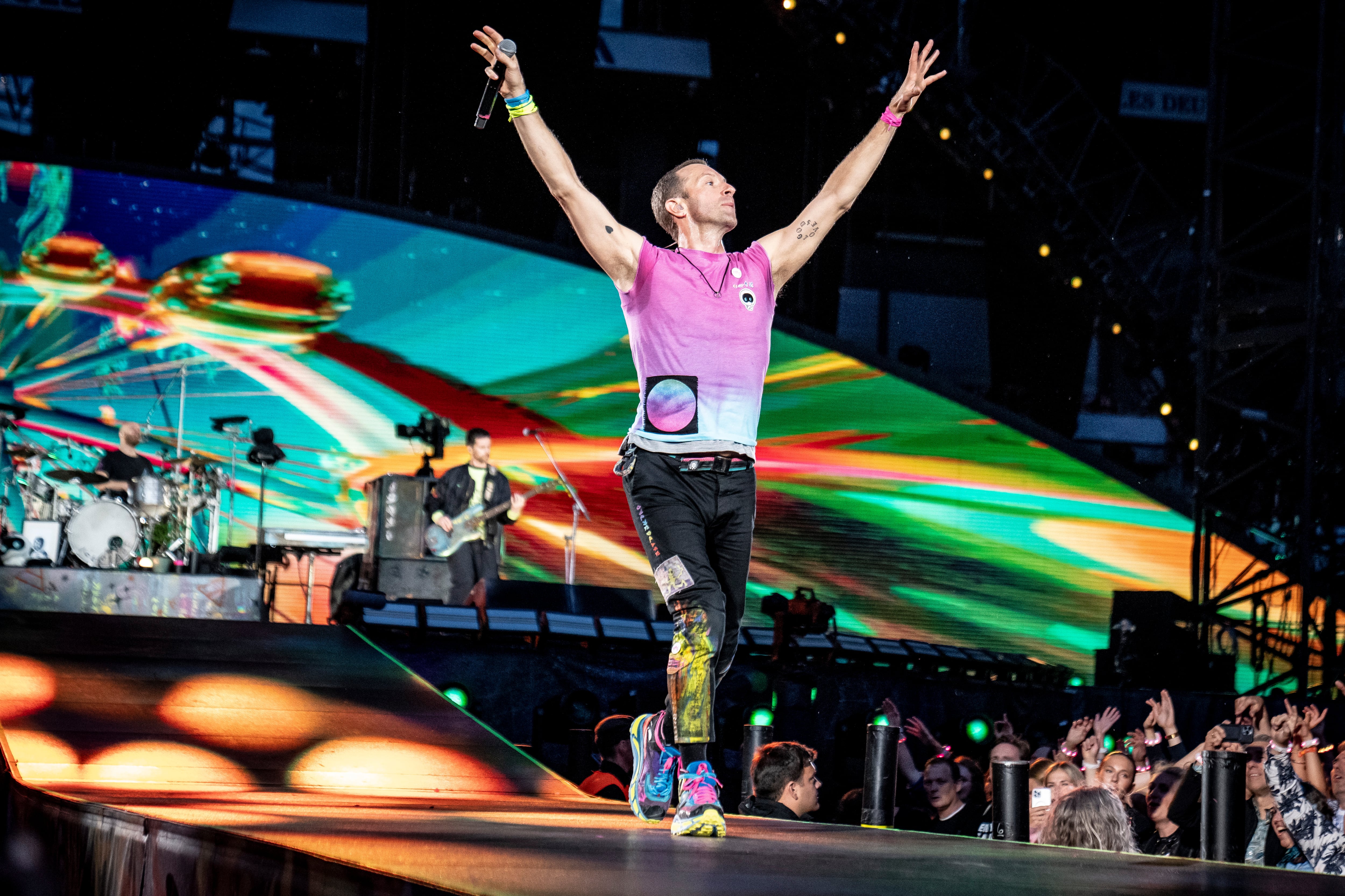 Coldplay anunció un evento histórico para la presentación de su nuevo disco (EFE/EPA/Mads Claus Rasmussen)
