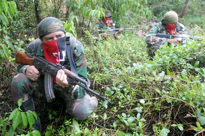 El ELN justificó el atentado alegando presuntas irregularidades de uniformados en Puerto Jordán - crédito Albeiro Lopera/Reuters