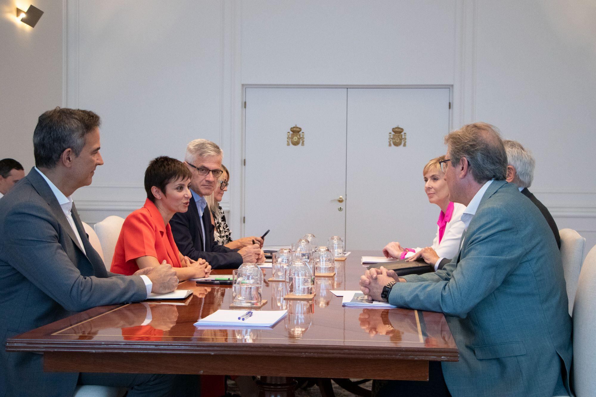 Isabel Rodríguez en la reunión de este martes con la Confederación de Cámaras de la Propiedad Urbana y Asociaciones de Propietarios de Fincas. (Ministerio de Vivienda y Agenda Urbana)