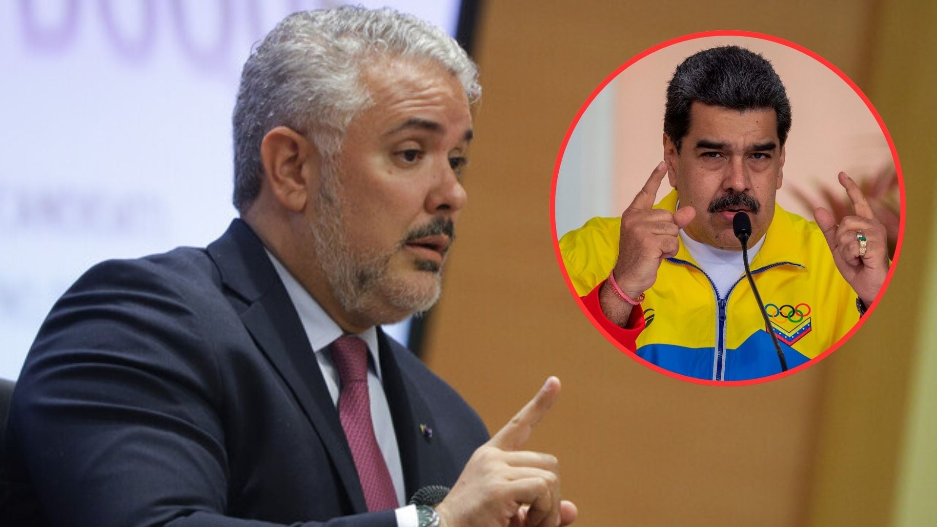 Iván Duque y Nicolás Maduro