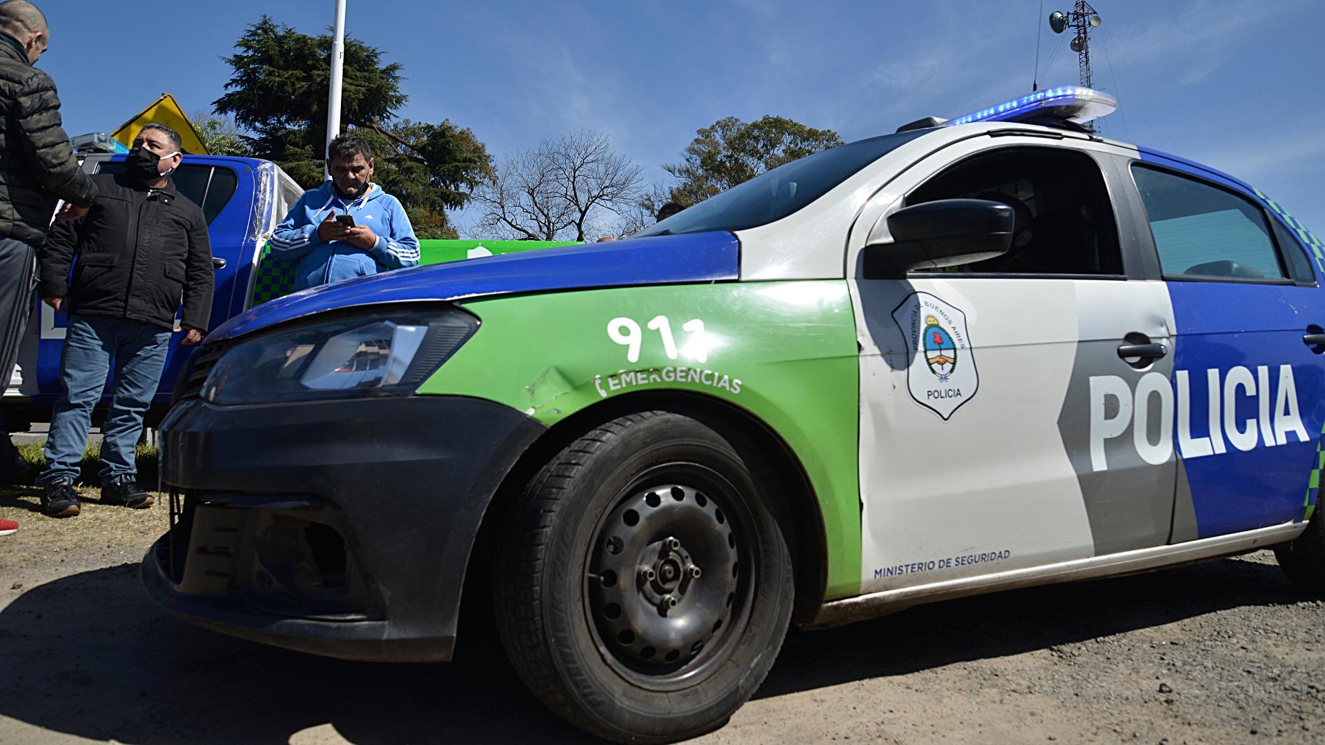 Policía de la provincia de Buenos Aires en Departamental La Matanza. Autopista y camino de cintura 1920