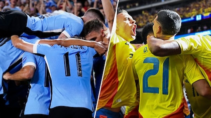 Uruguay y Colombia definirán el otro finalista de la Copa América, en vivo: hora, TV y formaciones