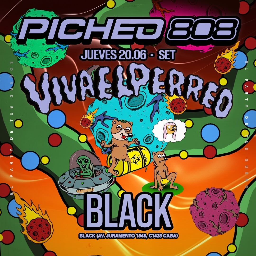 Flyer de la fiesta Picheo