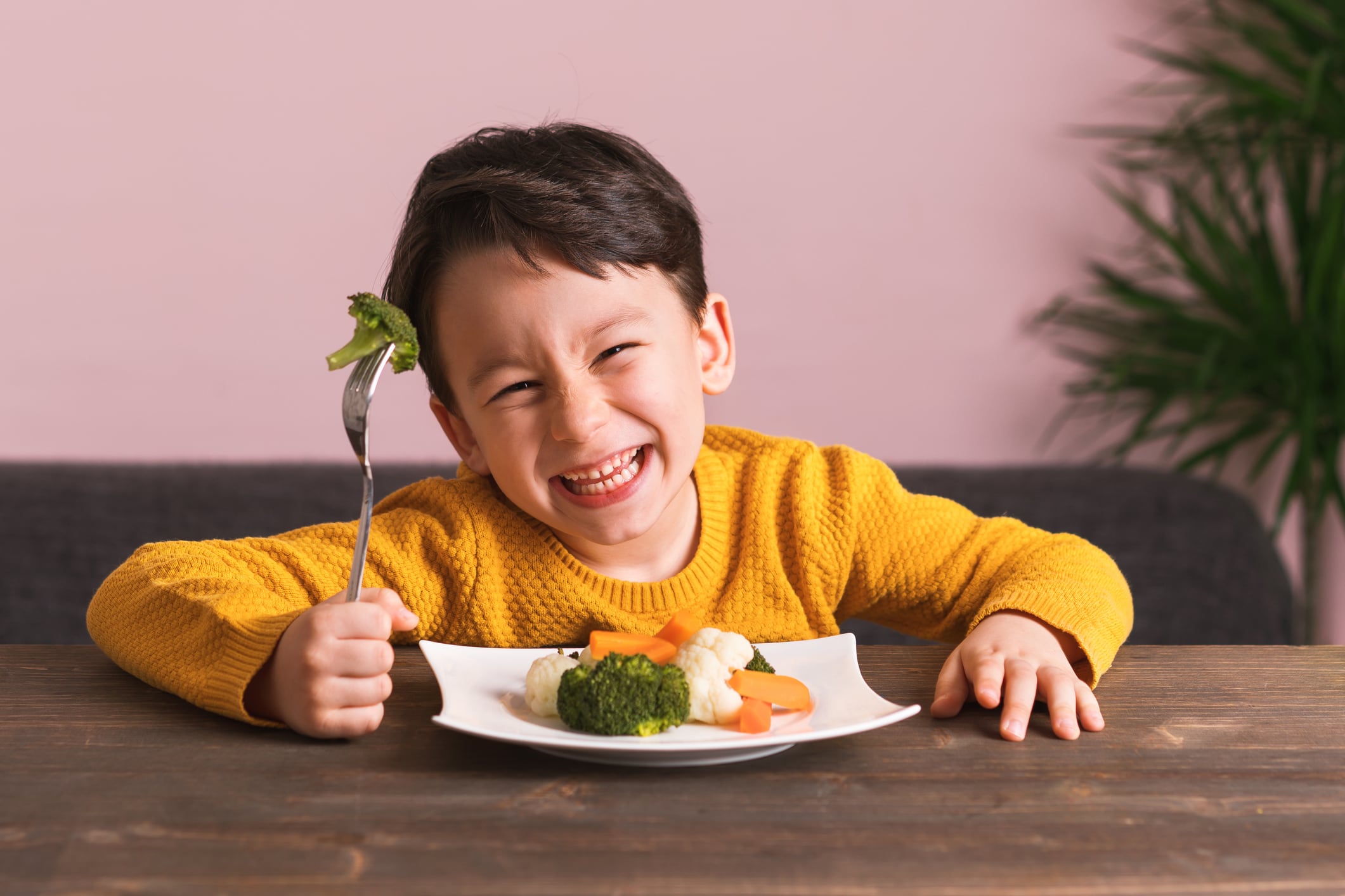 Niños alimentación