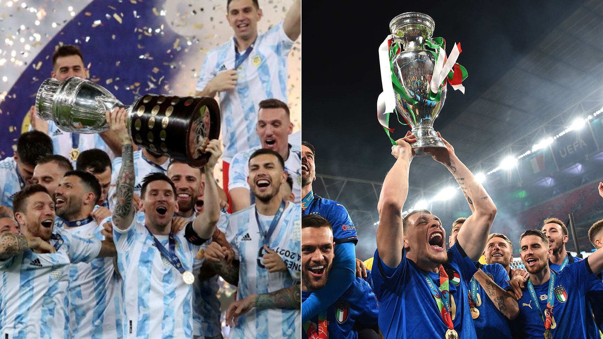 Argentina Copa America 2021 - Italia Eurocopa 2020 1920