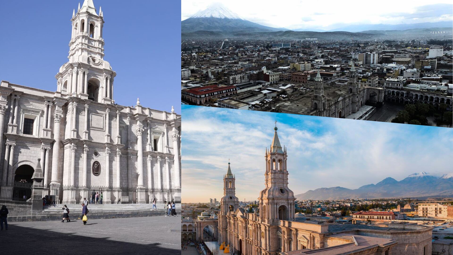 Arequipa fue fundada el 15 de agosto de 1540, conocida como "Ciudad Blanca" se encuentra ubicada a 2360 metros de altitud sobre el nivel del mar. Fotos: Andina