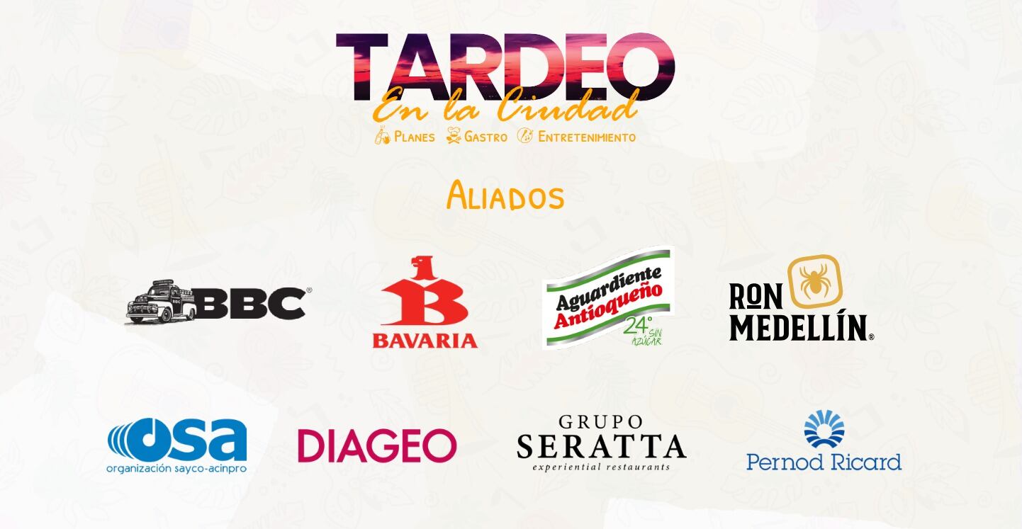 Estos son los aliados de la iniciativa Tardeo - crédito Asobares