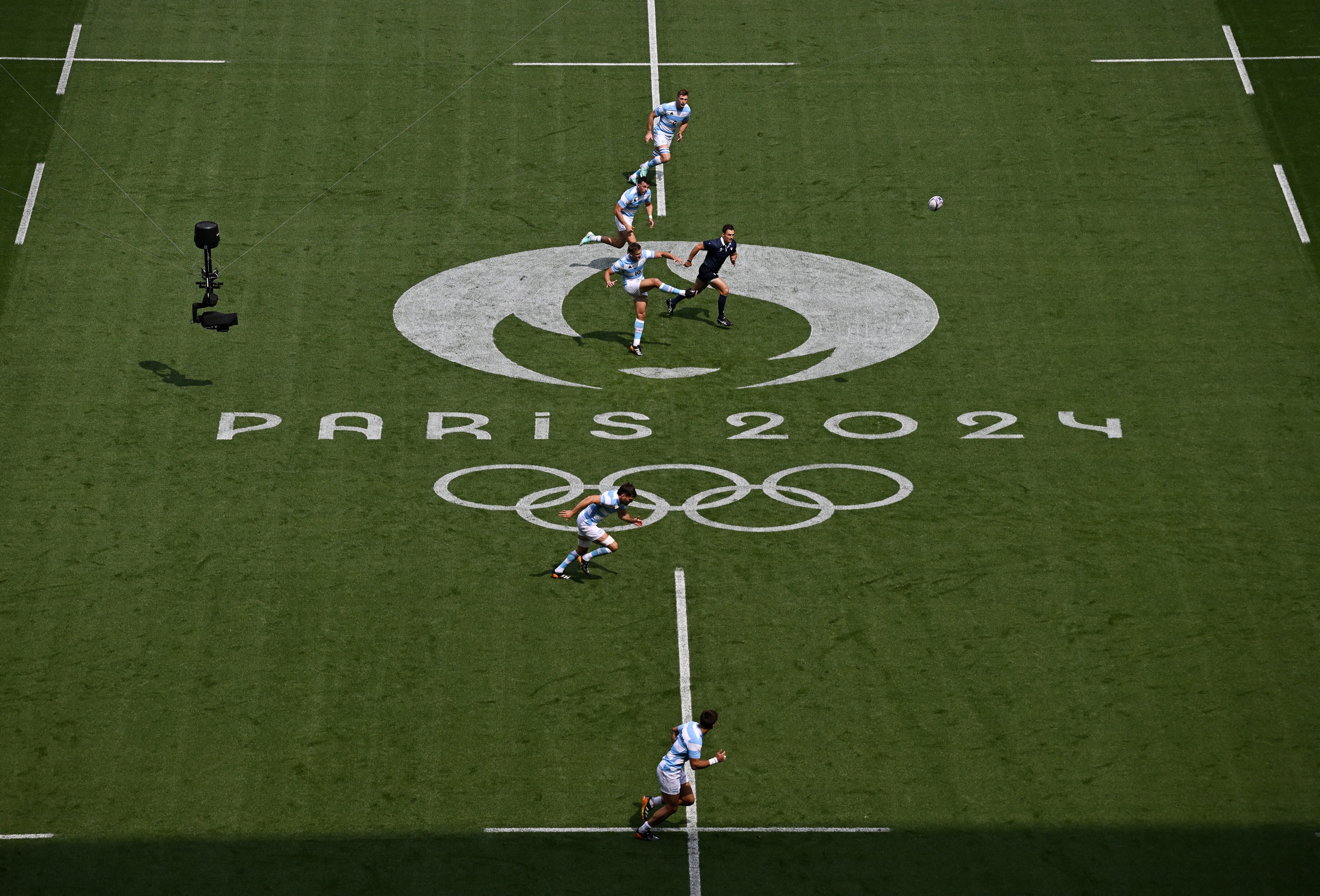 Los Pumas 7s ganaron sus dos primeros partidos y luego cayeron contra Australia (Foto: Reuters/Dylan Martinez)