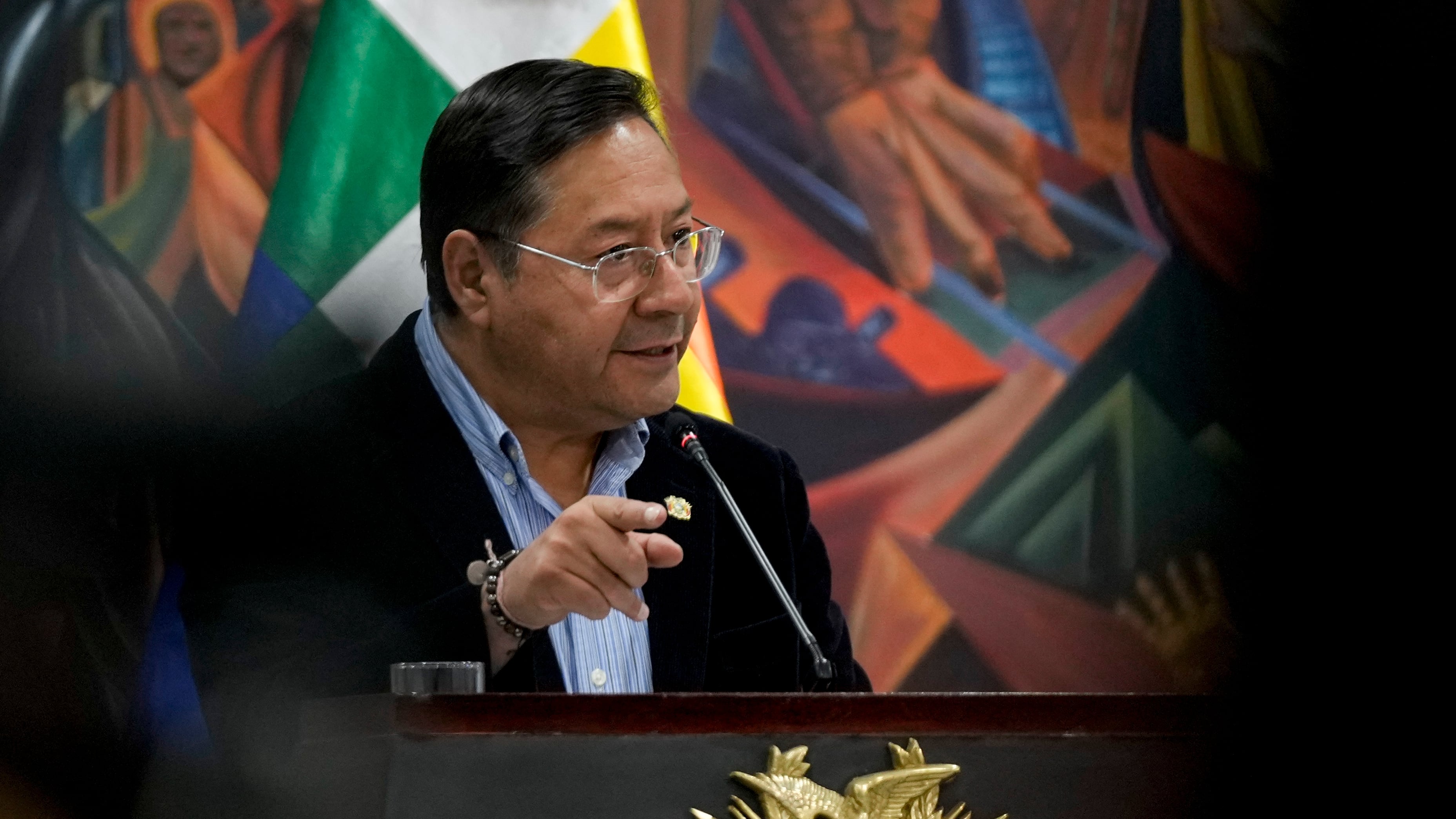 El presidente boliviano, Luis Arce (AP Foto/Juan Karita)