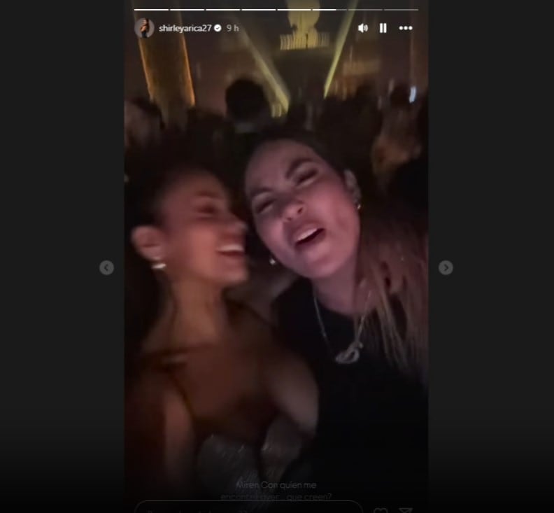 Shirley Arica y Pamela López se divierten en disco pese a polémica con Christian Cueva. (Captura: Instagram)