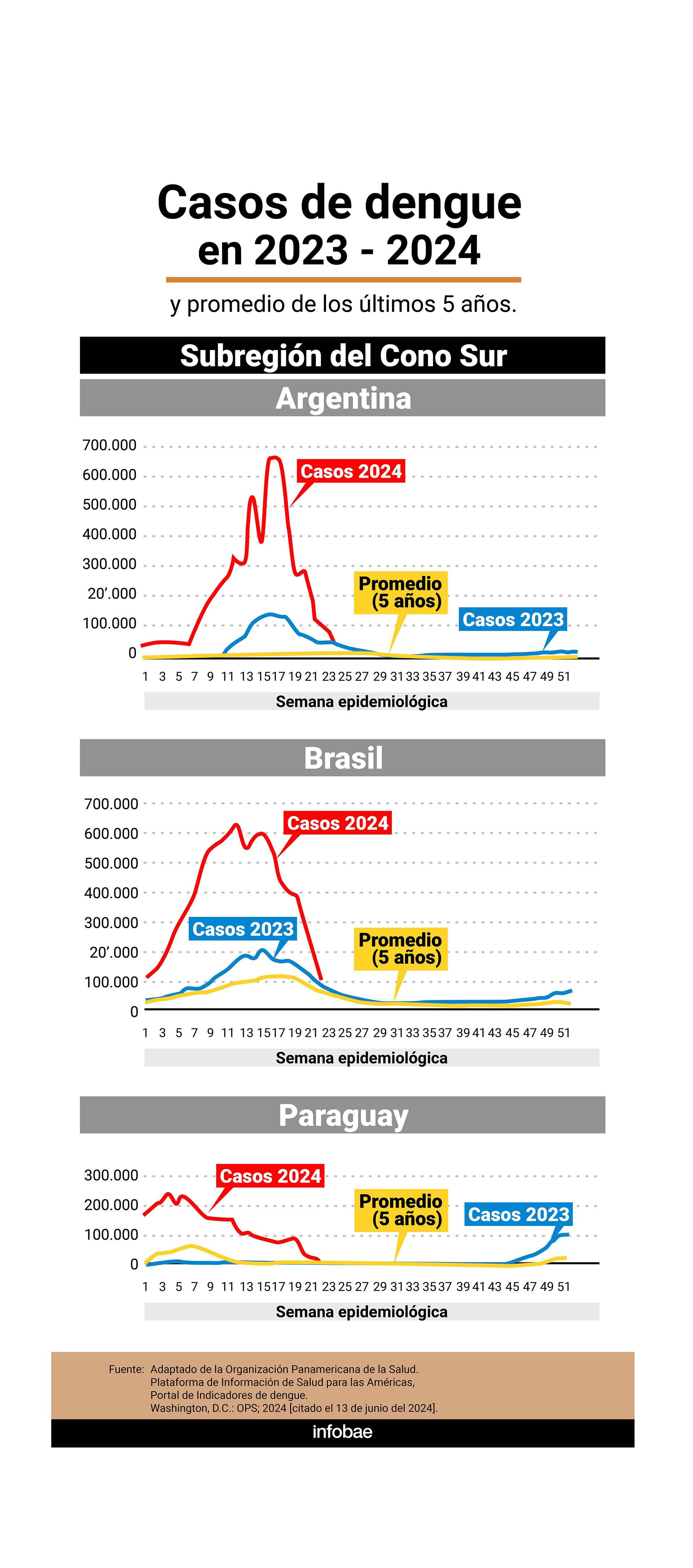 Dengue cono sur Informe OPS/OMS