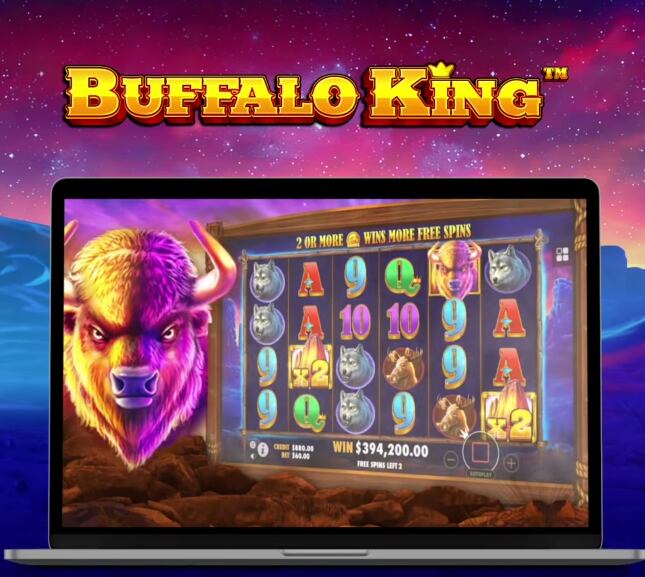 Buffalo King, una empresa de juegos y tragamonedas digital - crédito pantallazo de DoradobetPe/Facebook