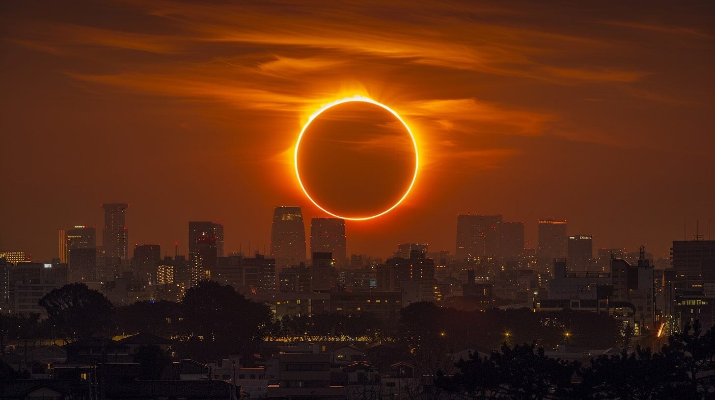 eclíptica solar, banda de totalidad, corona solar, actividades educativas sobre astronomía - (Imagen Ilustrativa Infobae).