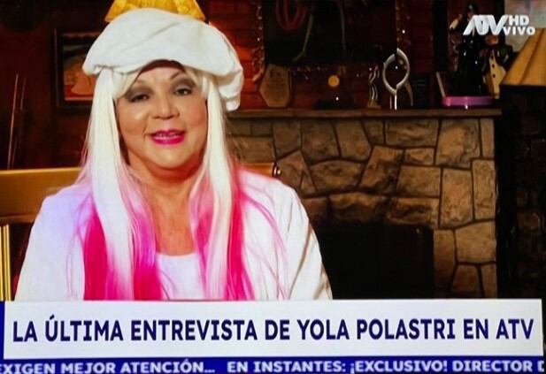 La última entrevista de Yola Polastri para ATV.