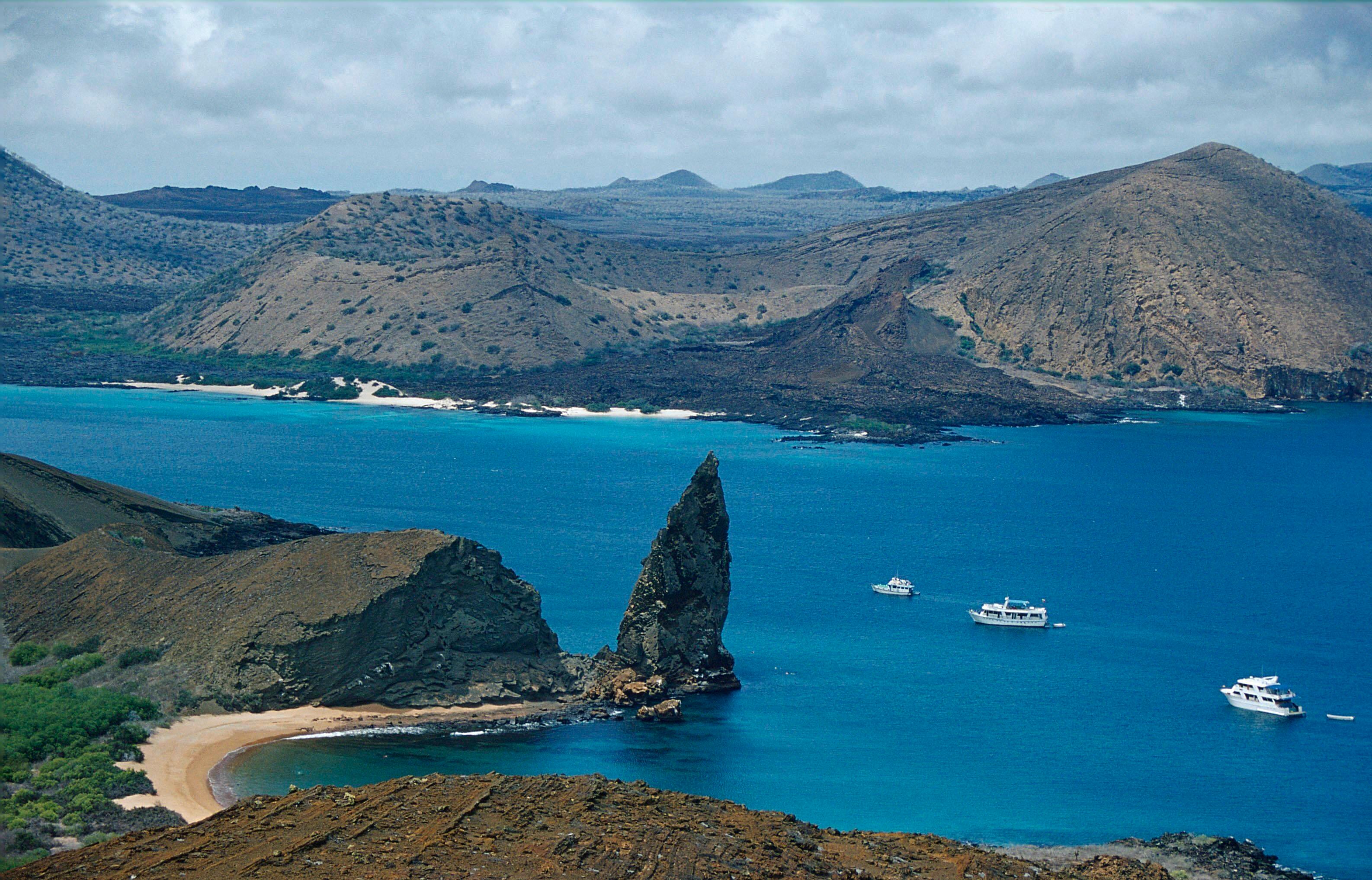 Vista panorámica del archipiélago ecuatoriano de las Galápagos (EFE/Daniel Fitter)