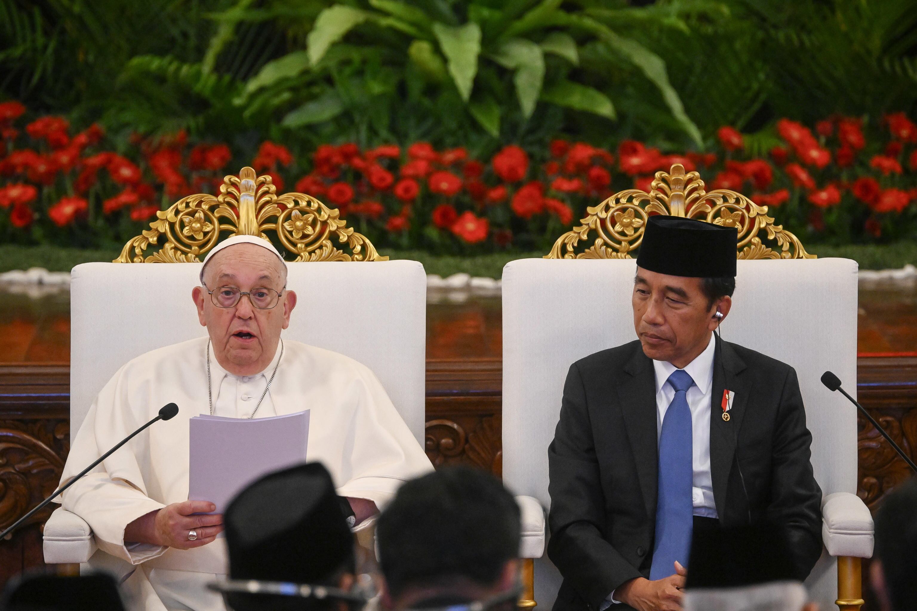 El papa Francisco denunció que existen “leyes de muerte” que limitan los nacimientos y que hay familias que prefieren “tener un gato o un perrito antes que un hijo” (EFE/EPA/Alessandro Di Meo)
