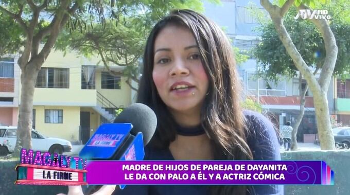 Dayanita es acusada desleal por expareja de Bryan: “Ella siempre quiso con el papá de mis hijos”. (Captura: Magaly TV La Firme)