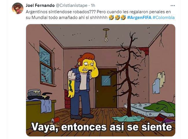 segunda memes argentina colombia