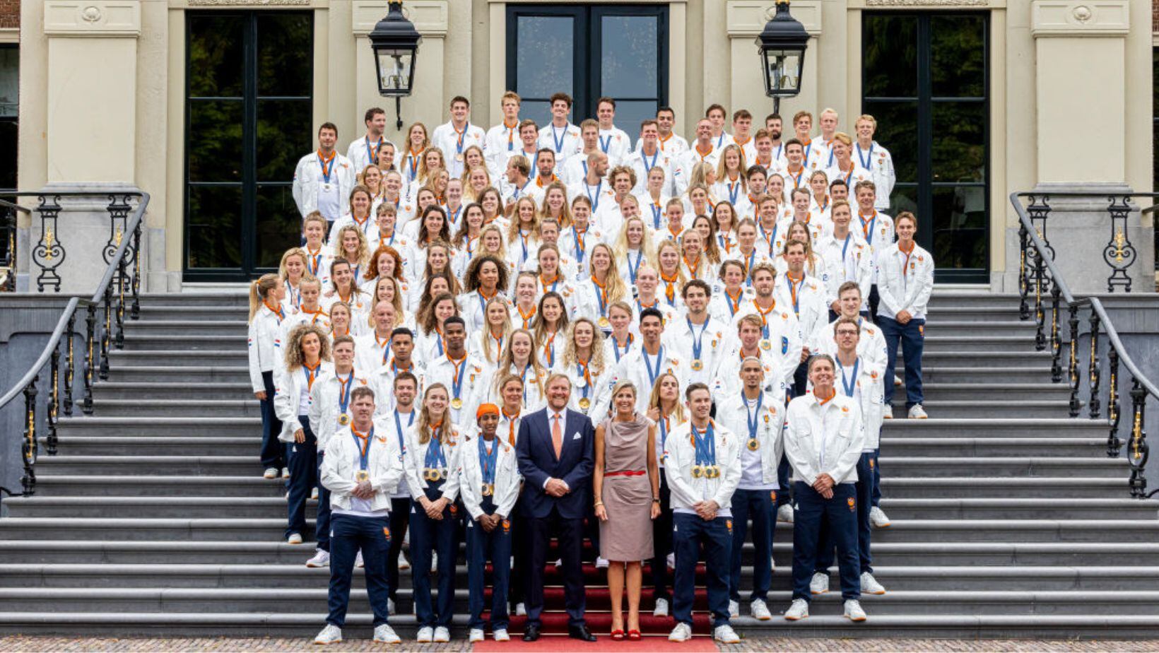 Guillermo y Máxima de Holanda reciben a los medallistas olímpicos