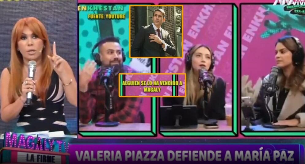 Magaly Medina niega que Paco Bazán le haya dado video de Jesús Alzamora: “Llegó al chismefono”. (Captura: Magaly TV La Firme)