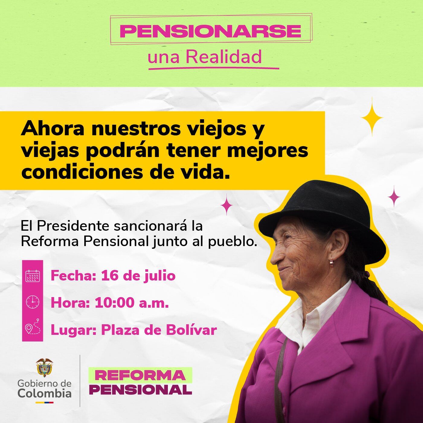 La reforma pensional será sancionada a las 10:00 a. m del 16 de julio - crédito @Ministerio_TIC/X