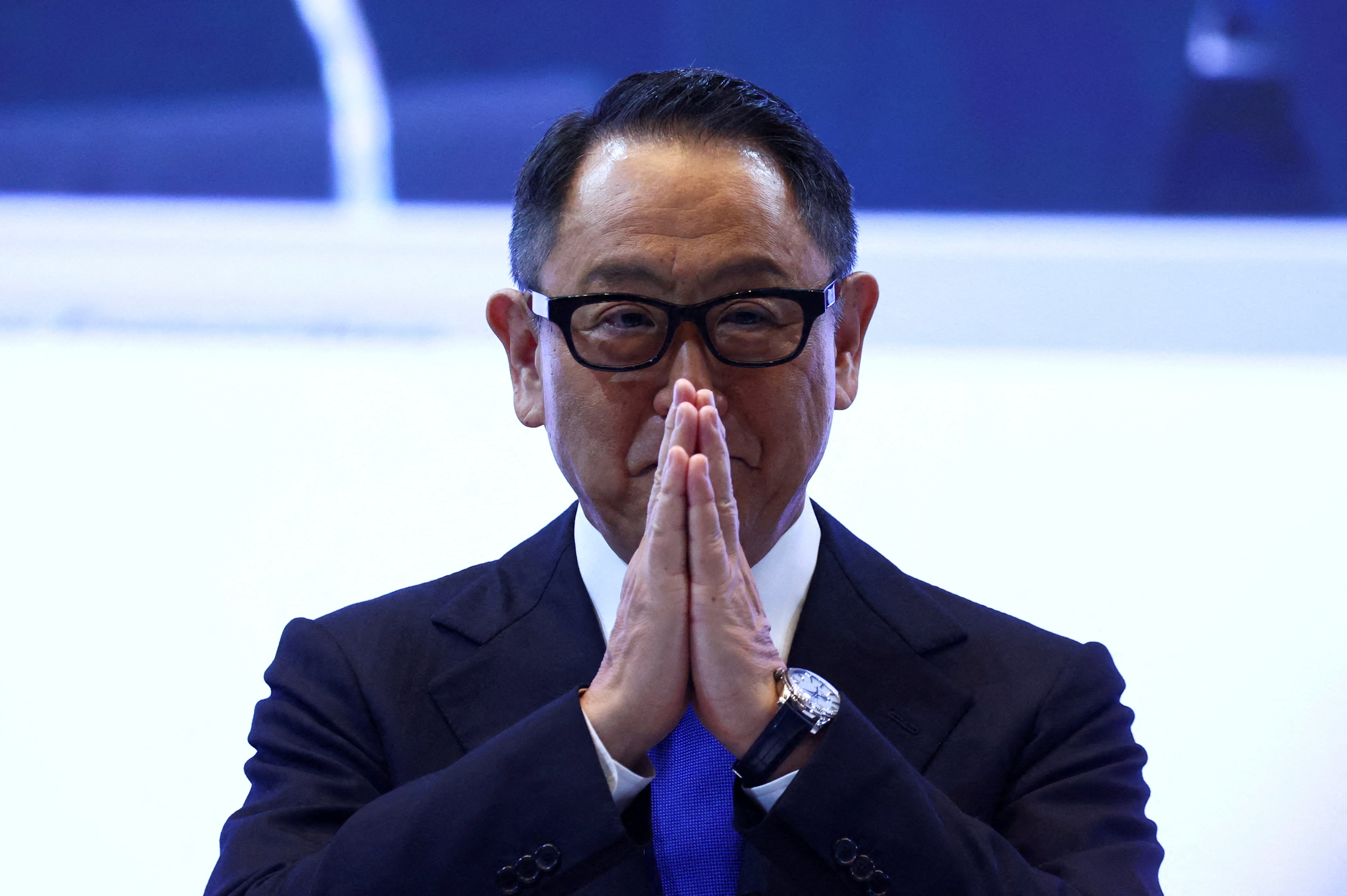 Akio Toyoda fue el primer ejecutivo de la industria automotriz en alertar de la crisis social y de empleo que se generaría con la movilidad eléctrica (REUTERS/Athit Perawongmetha)