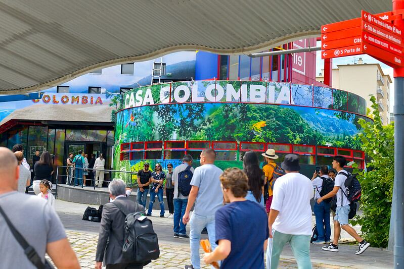 Casa Colombia inaugurada por el presidente Gustavo Petro en París, Francia - crédito Presidencia