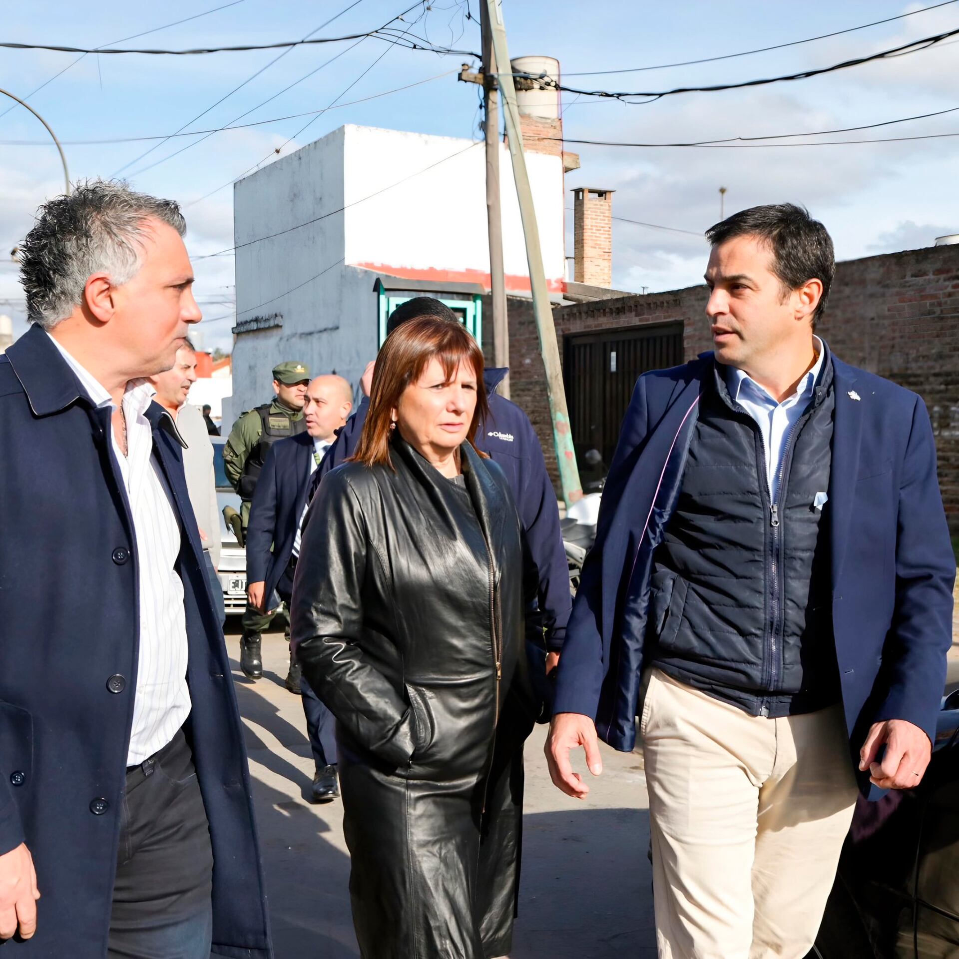 Sebastián Pareja, Patricia Bullrich, Ramón Lanús