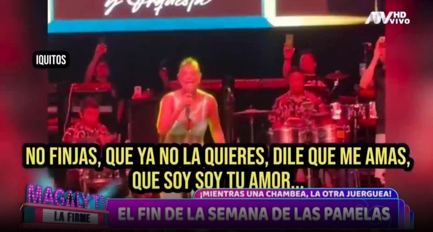 Pamela Franco envía potente mensaje para ¿Christian Cueva? en concierto: “Soy yo, no hay más mi amor”