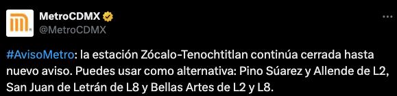 Estado en tiempo real de las diversas líneas del STC capitalino.