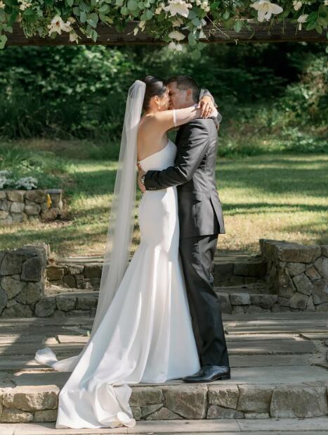 Revelaron las primeras fotos de la boda de Christian Meier y Andrea Bosio. (¡Hola! Américas/ Dana Ferraro)