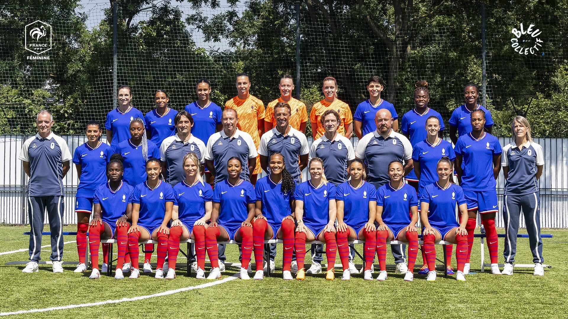 Estas son las 18 jugadoras y el cuerpo técnico de Francia en los Juegos Olímpicos - crédito Federación Francesa de Fútbol