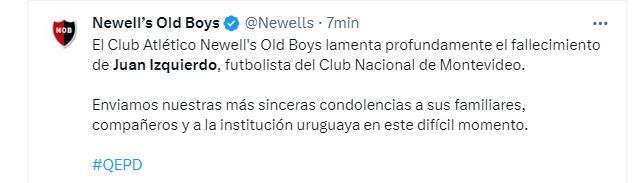 Newell's Juan Izquierdo