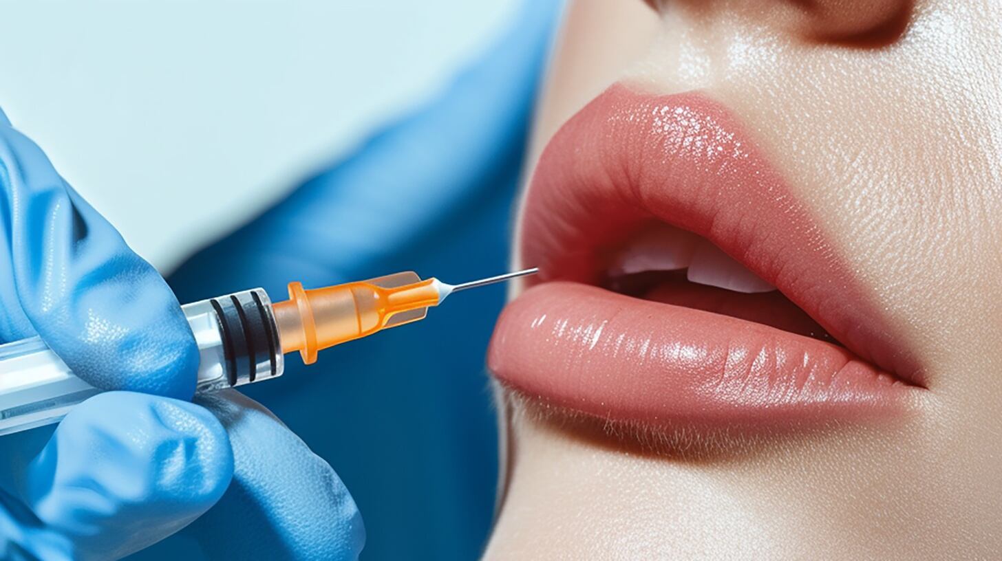 Una aguja inyectando botox en una mujer - (Imagen Ilustrativa Infobae)