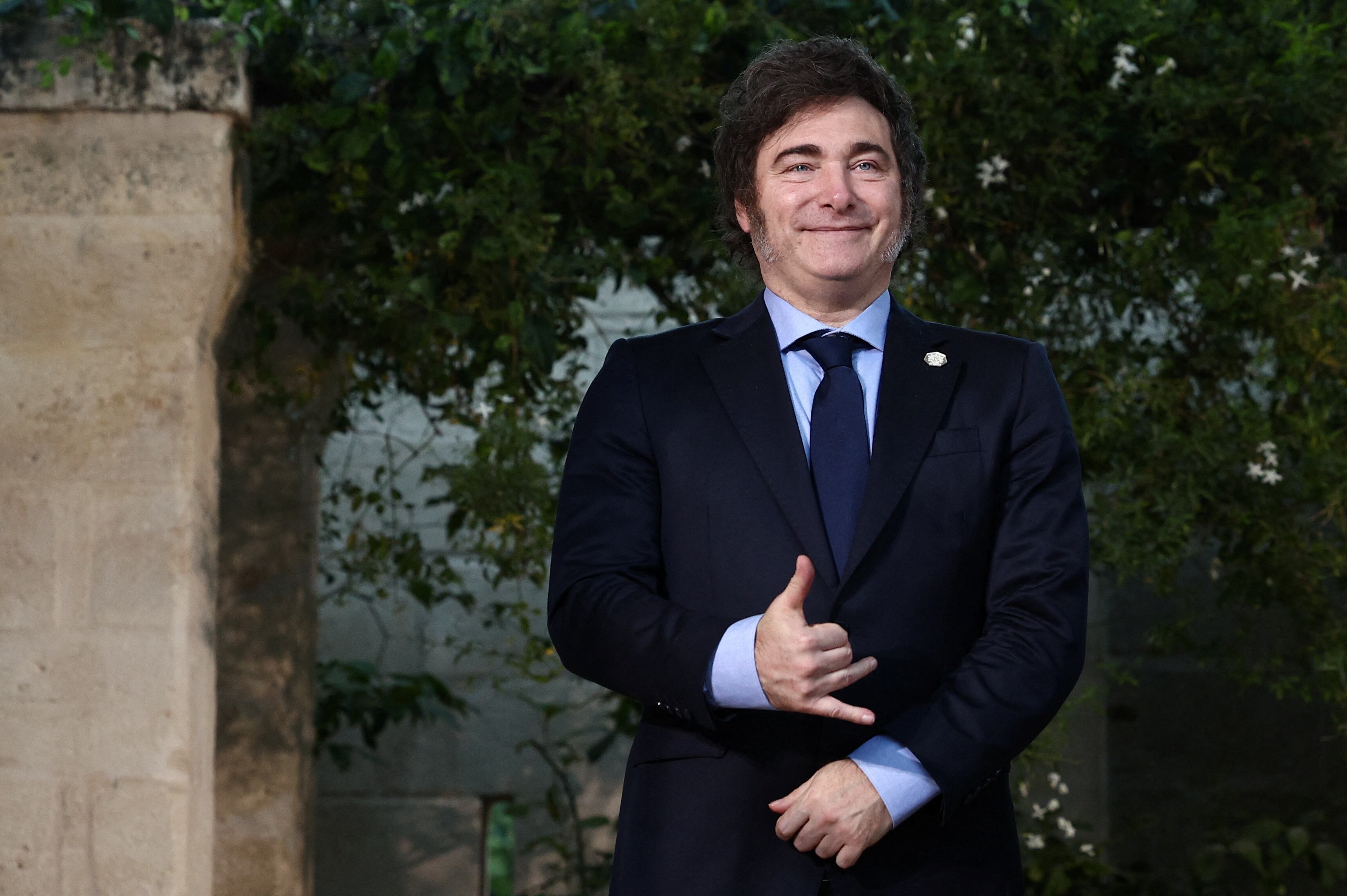 Javier Milei en el G7