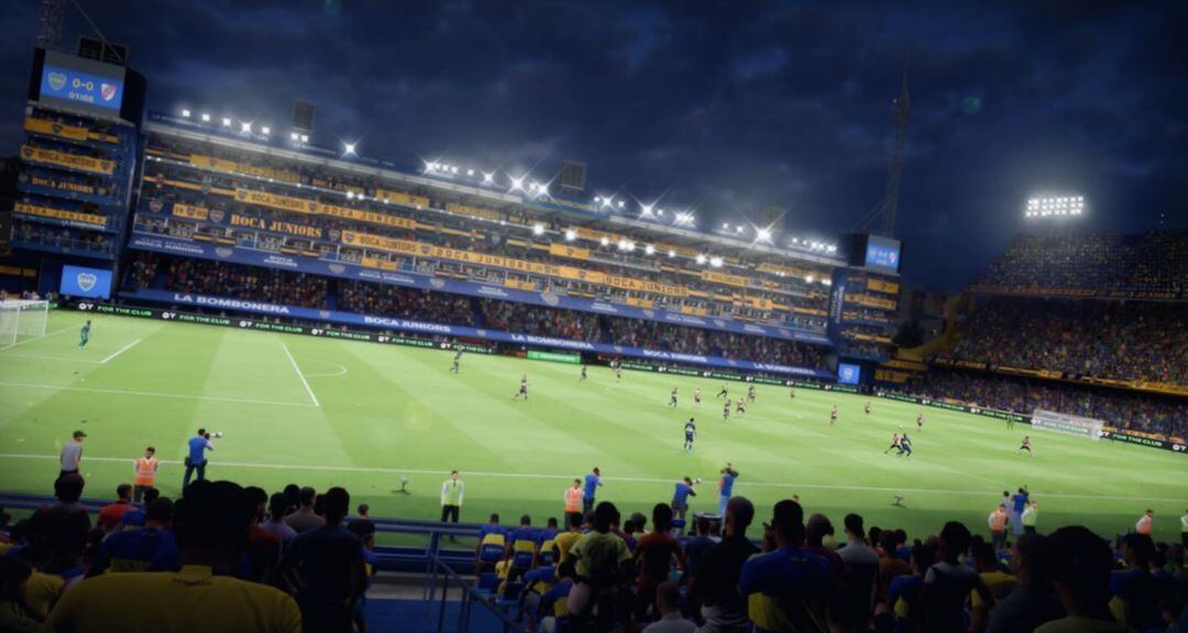 Los estadios de River Plate y Boca Juniors estarán licenciados y serán réplicas digitales con la misma capacidad. (EA)