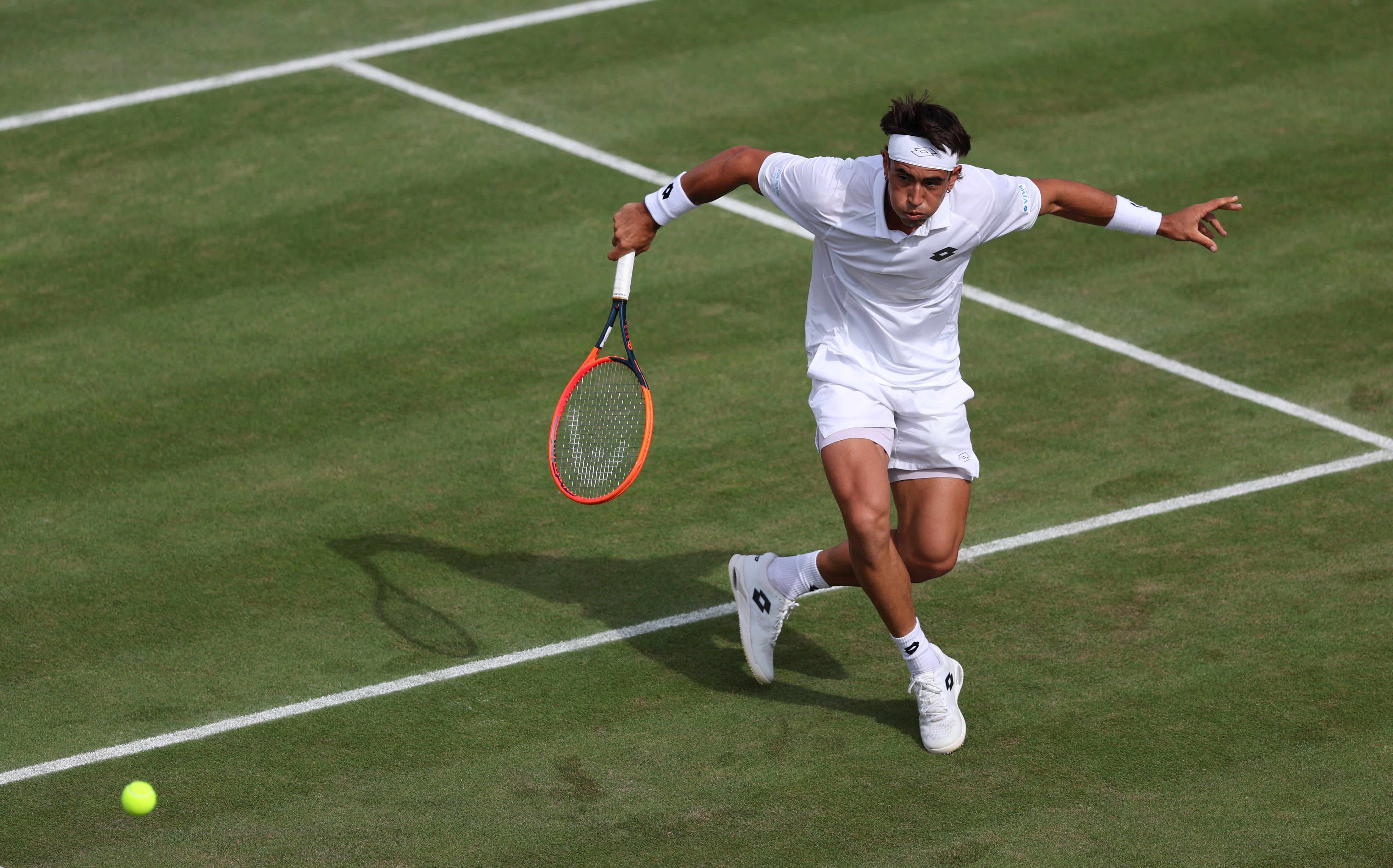 Francisco Comesaña se despidió en tercera ronda de Wimbledon (Foto: Reuters/Paul Childs)