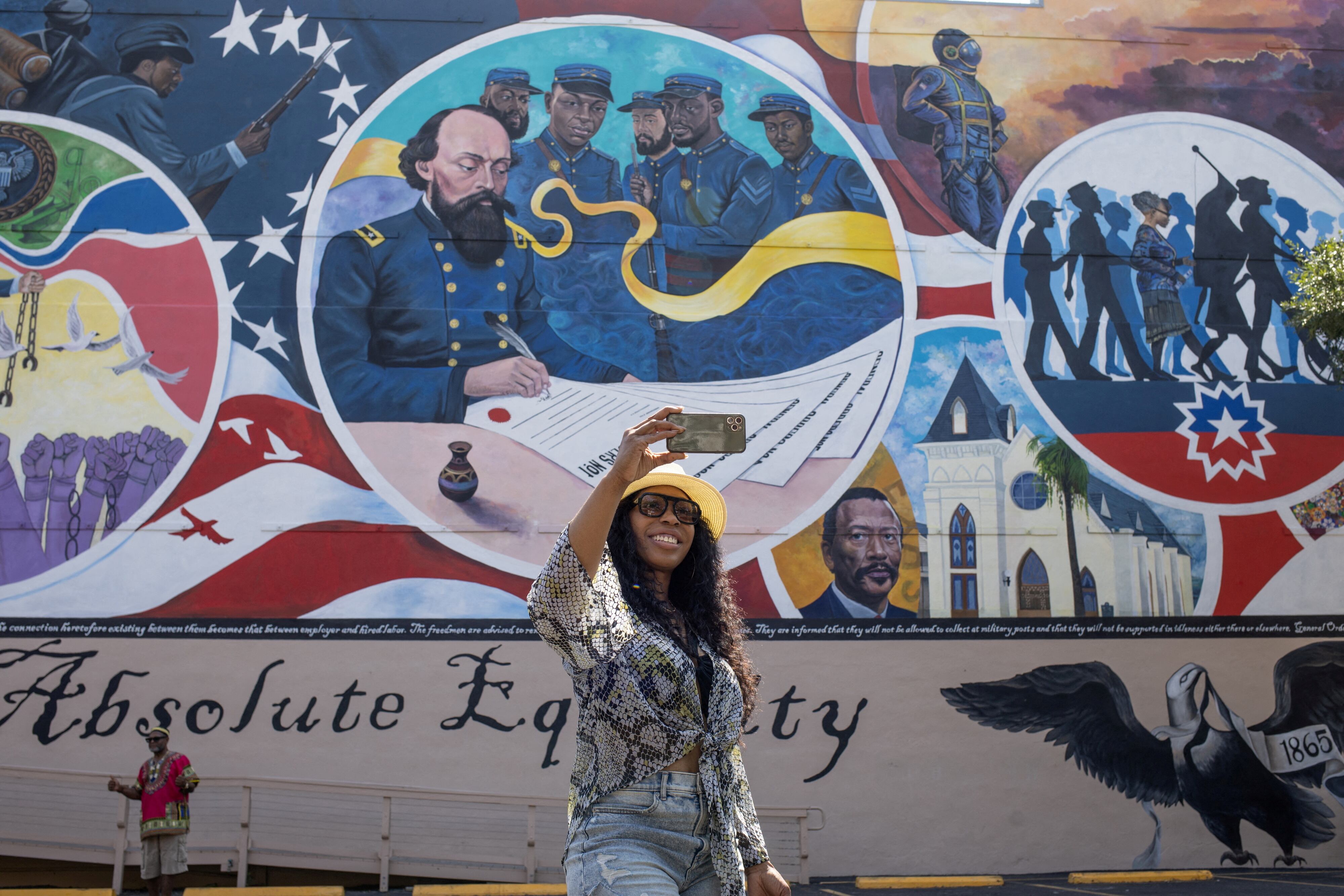 En Texas, el 19 de junio de 1865, las tropas de la Unión anunciaron la libertad de más de 250.000 negros esclavizados. (REUTERS/Adrees Latif)