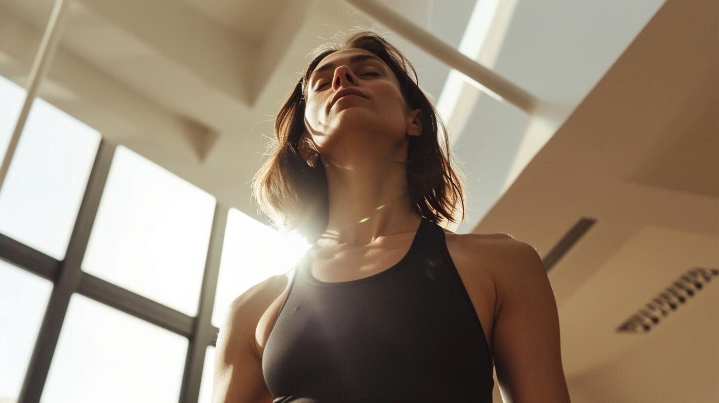 Mujer en una postura de yoga, mostrando serenidad y equilibrio, enfatizando la importancia de la práctica regular para la salud mental y física. La imagen simboliza la búsqueda de un estilo de vida saludable y equilibrado, destacando cómo el yoga ofrece un espacio para la meditación, la conexión espiritual y el bienestar integral. Ilustra el compromiso con el autocuidado y la armonía interior. (Imagen ilustrativa Infobae)