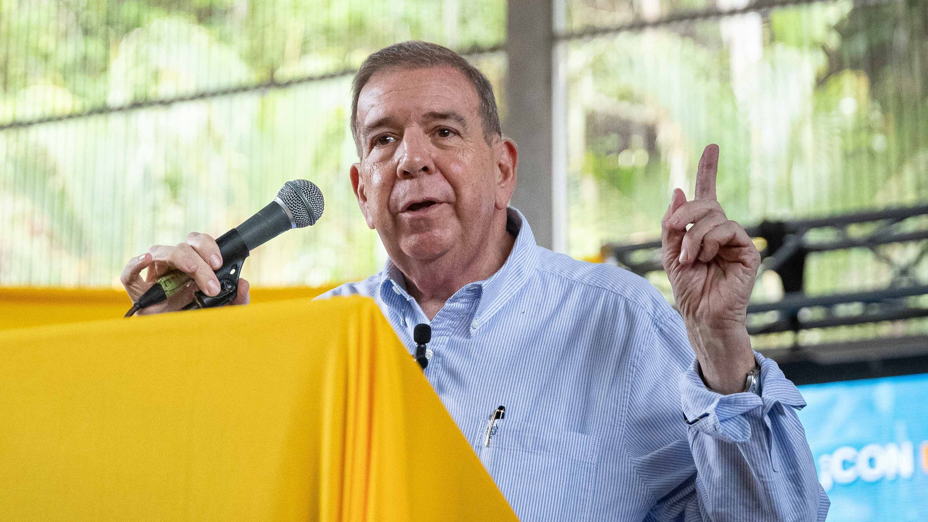 El candidato presidencial de la Plataforma Unitaria Democrática (PUD), Edmundo González Urrutia (EFE/Ronald Peña)