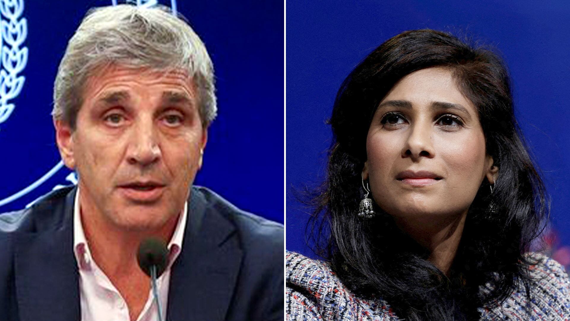 Luis Caputo  Gita Gopinath fmi